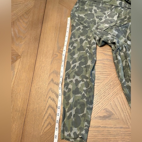 Anthropologie Cloth & Stone Nina Camo Mini Shirtdress - Picture 10 of 12